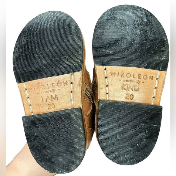 Mikoleon Heirloom Classic Boots Brown [Children Leather Boots] size 20 - Picture 10 of 11